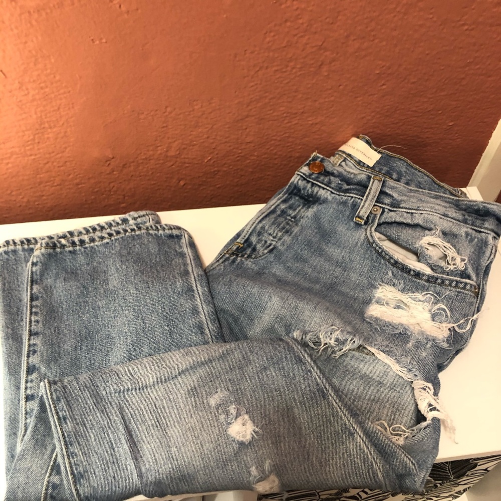 Gap Distressed  Boyfriend Jeans